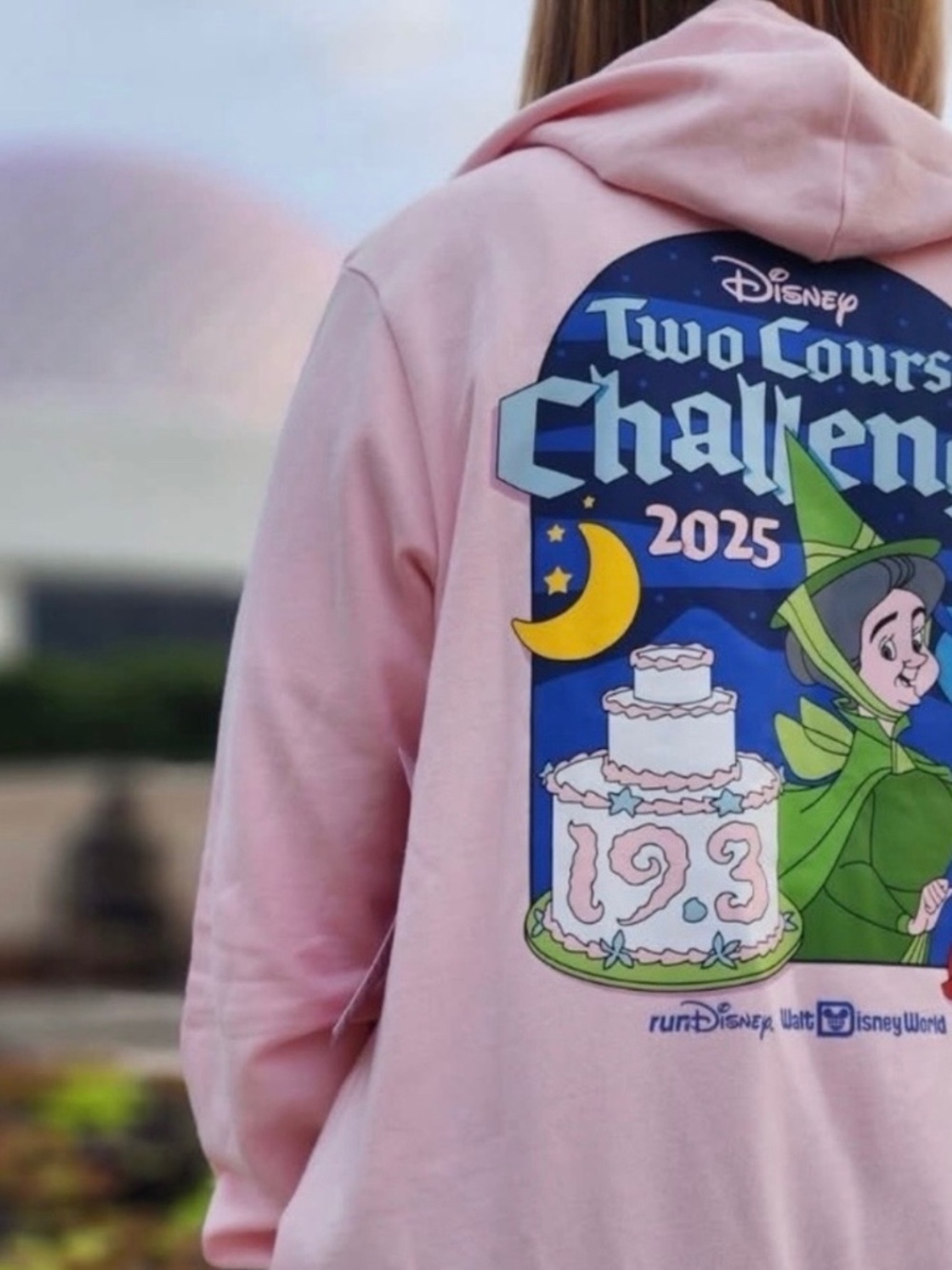 NEW Disney Parks Wine and Dine 2025 Pink Hoodie